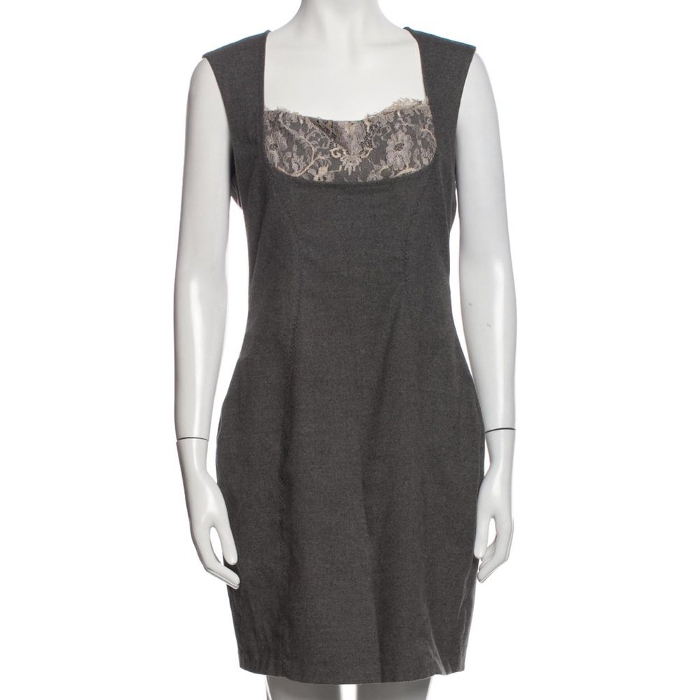 L'Agence Sexy Secretary Square Neckline Mini Dress 👗 Size M / 8 🤩 MC